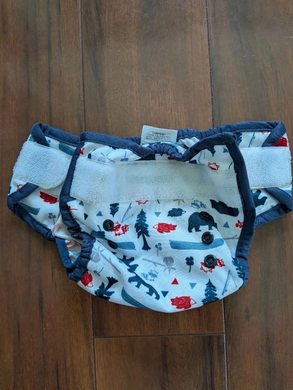 Thirsties Diaper Cover Hook and Loop - sz 1
